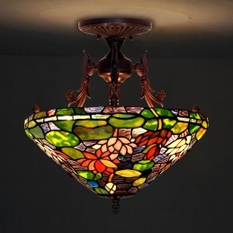 40 Cm Tiffany Farvet Glas...