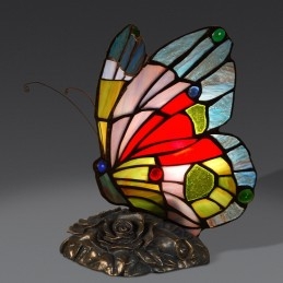 Butterfly Tiffany Bordlampe...