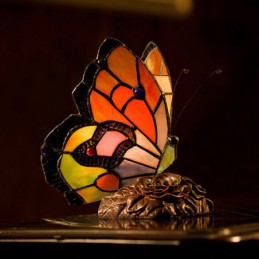 Butterfly Tiffany Bordlampe...