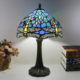 Tiffany Stil Bordlampe 12...