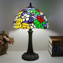 Tiffany Stil Bordlampe 12...