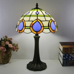 Tiffany Stil Bordlampe 12...