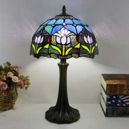 Tiffany Stil Bordlampe 12...