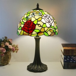 Tiffany Stil Gul Bordlampe...