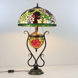 Tiffany Stil Bordlampe...