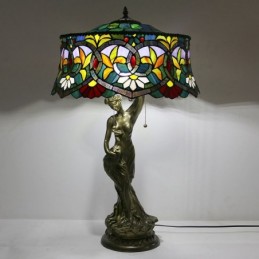 Tiffany Stil Bordlampe...