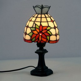 Lille Tiffany Lampe Farvet...